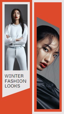 Winter fashion looks red minimal,asymmetrical,cutout,elegant,classic,graphic