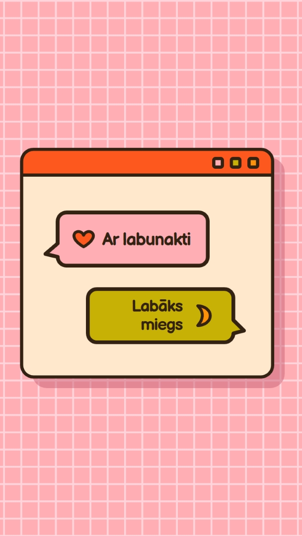Labs nakts, labāks miegs. pink retro,graphic,message,speech-bubble,icon,motif,emoji,