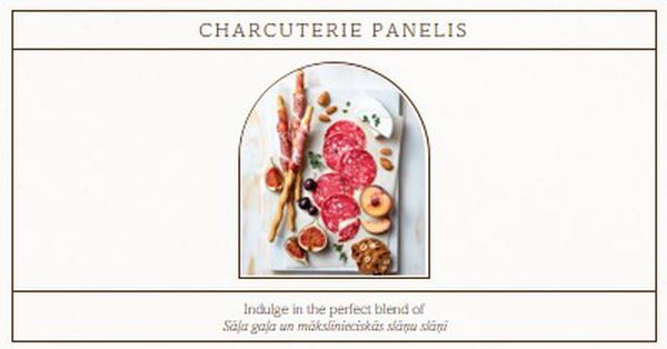 Charcuterie un smērs indulgence white minimal,clean,linear