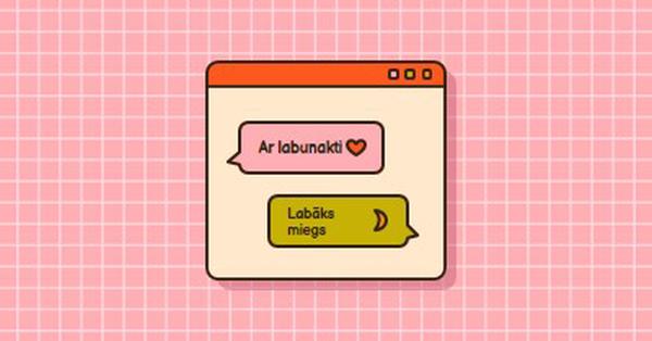 Labs nakts, labāks miegs. pink retro,graphic,message,speech-bubble,icon,motif,emoji,