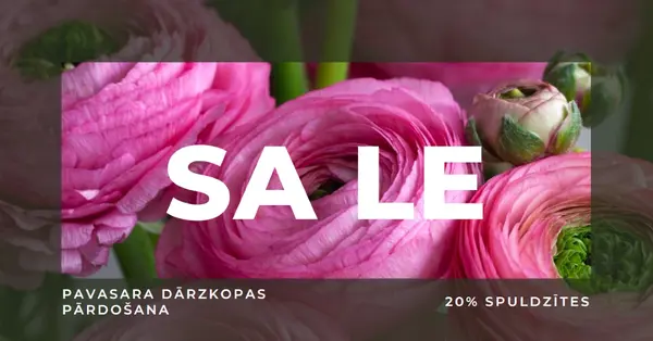 Pavasara dārziem pink modern-simple