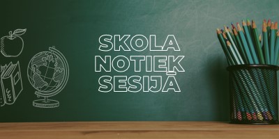 Mācību iestādē notiek sesija green modern-simple