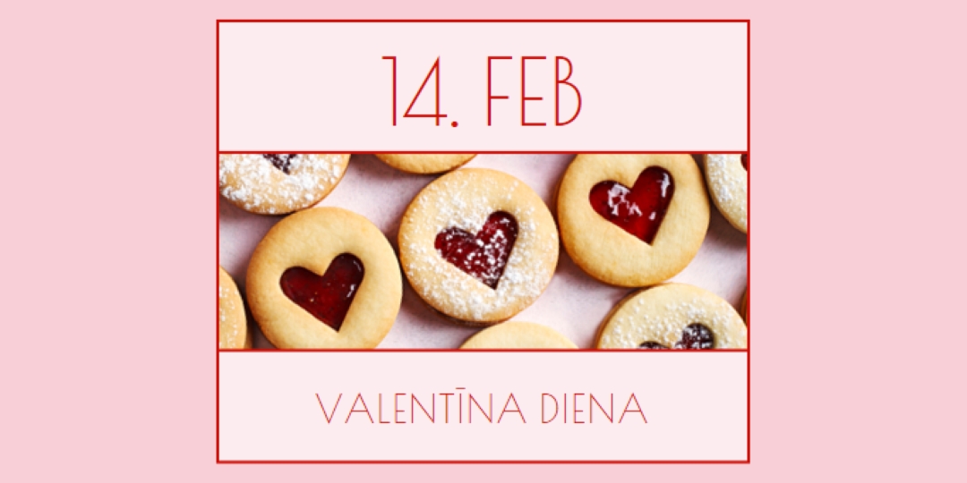 Valentīna dienas treat pink modern-simple