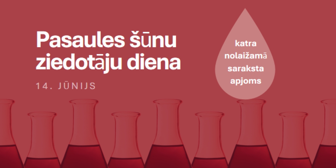 Pasaules šūnu ziedotāju diena red modern-bold