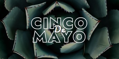 Celebrate Cinco de Mayo green modern-bold