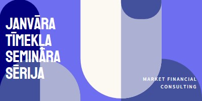 Janvāra tīmekļa semināra sērija blue modern-bold