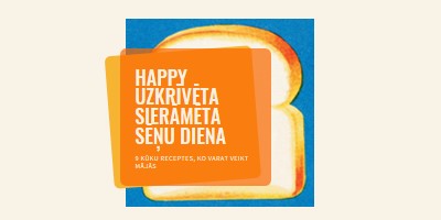 Happy Uzkrīvēta sierāmēta sēņu diena orange modern-bold