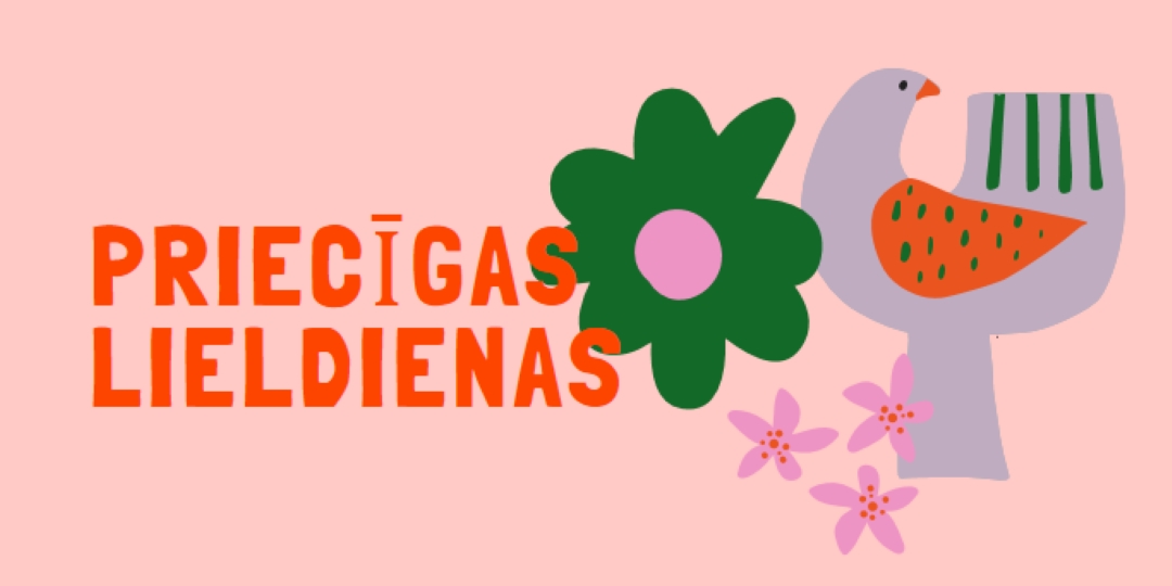 Priecīgas Lieldienas pink whimsical-color-block