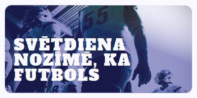 Svētdiena nozīmē, ka futbols purple modern-bold