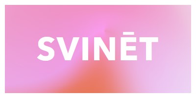 Nosvinēsim svētku nosvinēsim pink modern-bold