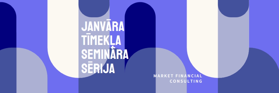Janvāra tīmekļa semināra sērija blue modern-bold