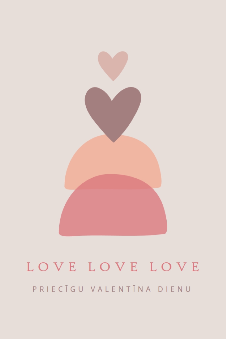 Heart warming gray organic-simple