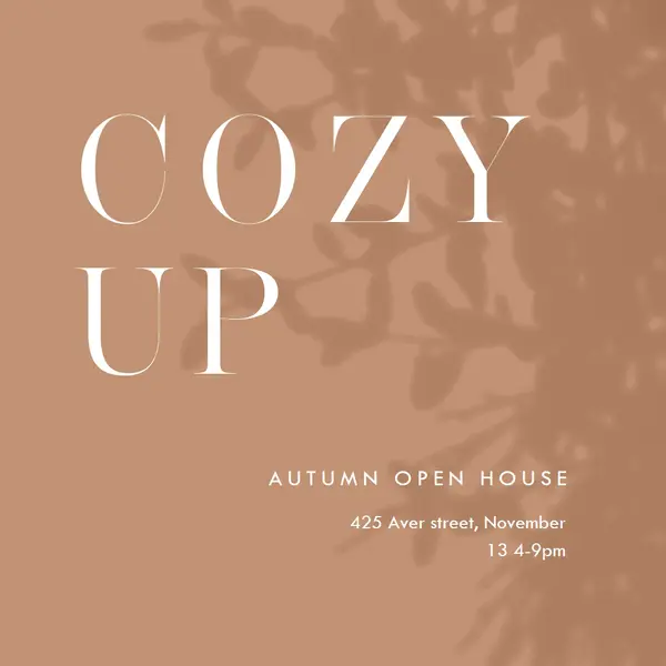 Cozy up brown modern-simple