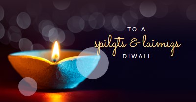 Uz spilgtu & Diwali black modern-simple