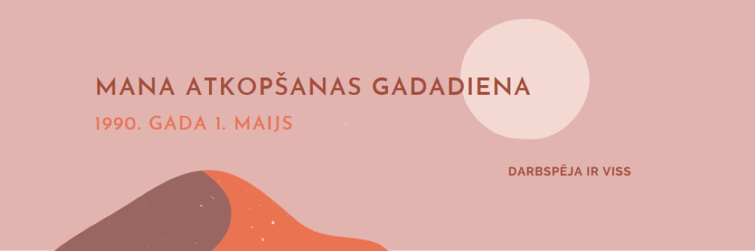 Mana atkopšanas gadadiena pink organic-boho