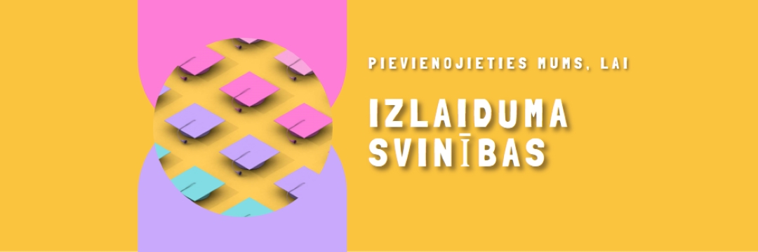 Pievienojieties izlaiduma svinībām yellow whimsical-color-block