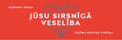 Jūsu sirsnīgā veselība red modern-bold