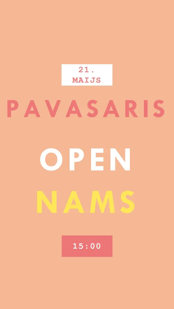 Pavasara pastels orange modern-simple