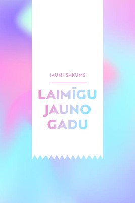 Jaunais gads, jauni sākums blue modern-bold