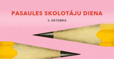 Līdzekļu skolotāji pink modern-bold