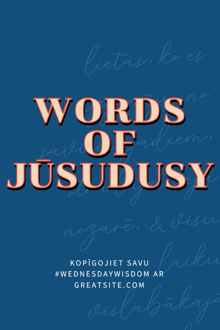 Word sasniegts blue modern-simple