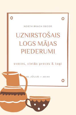 Piederumu nepieciešamība orange organic-boho