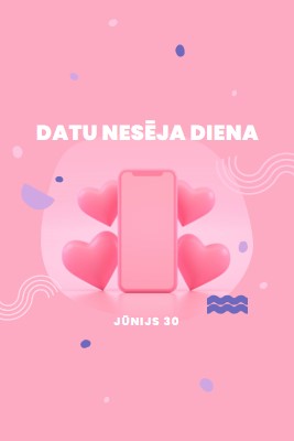 Sirsniņas un sekotāji pink modern-bold