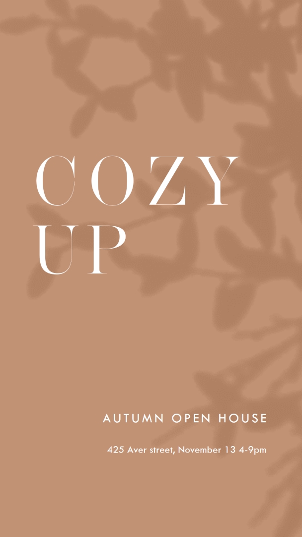 Cozy up brown modern-simple