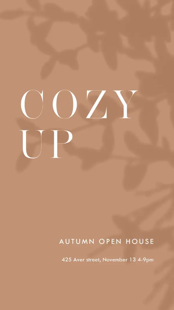 Cozy up brown modern-simple