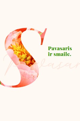 Pavasara uzsāciņš pink vintage-botanical