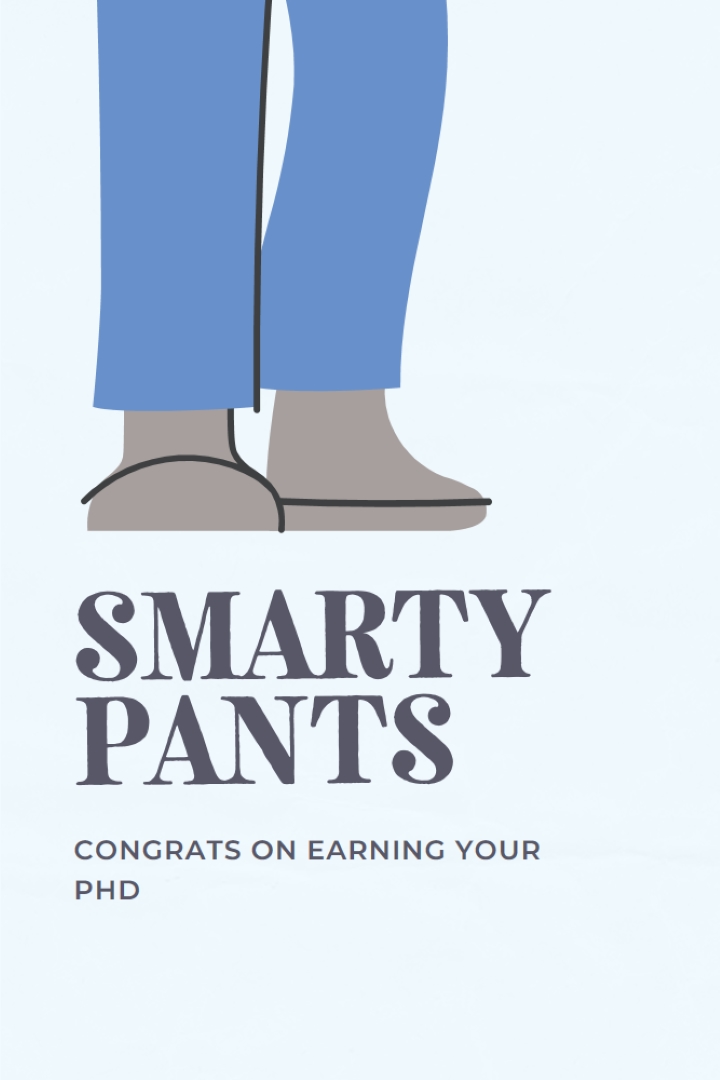 Smarty pants blue modern-color-block
