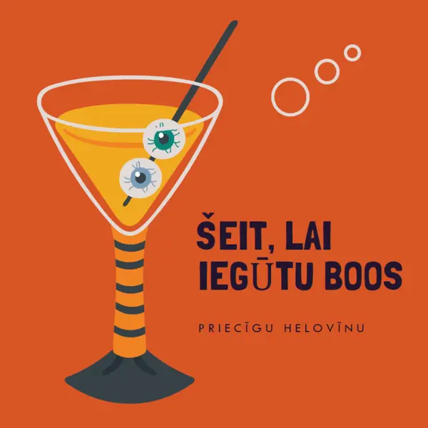 Eyeball highball orange modern-bold