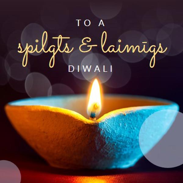 Uz spilgtu & Diwali black modern-simple