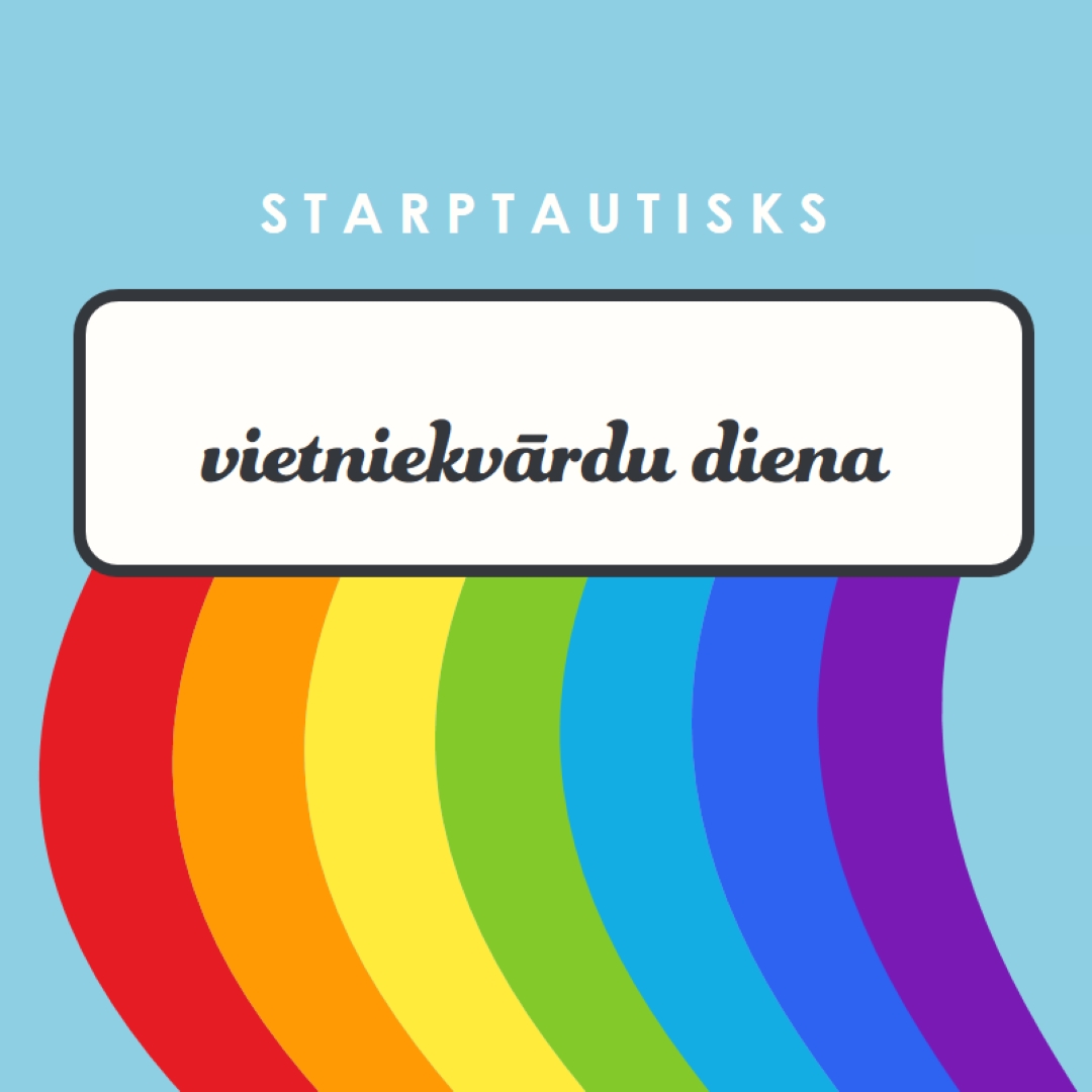 Mēs visi esam paši blue vintage-retro