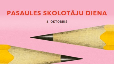 Līdzekļu skolotāji pink modern-bold