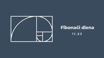 Fibonači diena blue modern-simple