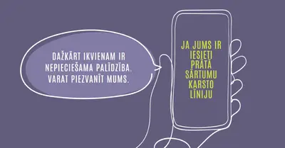 Esiet laiki purple whimsical-line