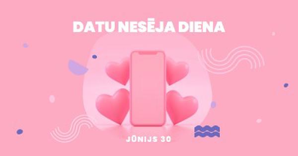 Sirsniņas un sekotāji pink modern-bold