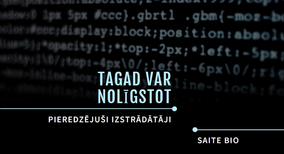 Situācijas izstrāde black modern-bold
