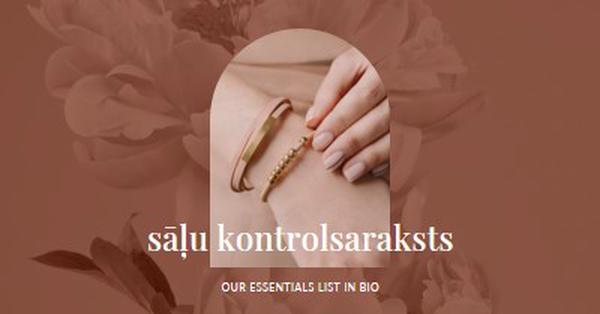 sāļu kontrolsaraksts pink organic-boho