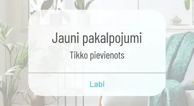 Pakalpojuma paziņojums white modern-simple