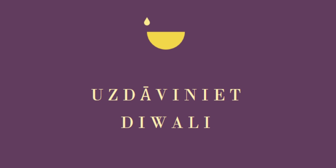 Diwali arti purple modern-simple