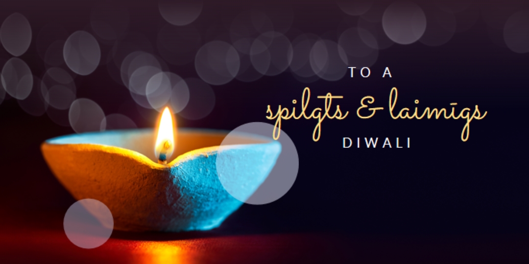 Uz spilgtu & Diwali black modern-simple