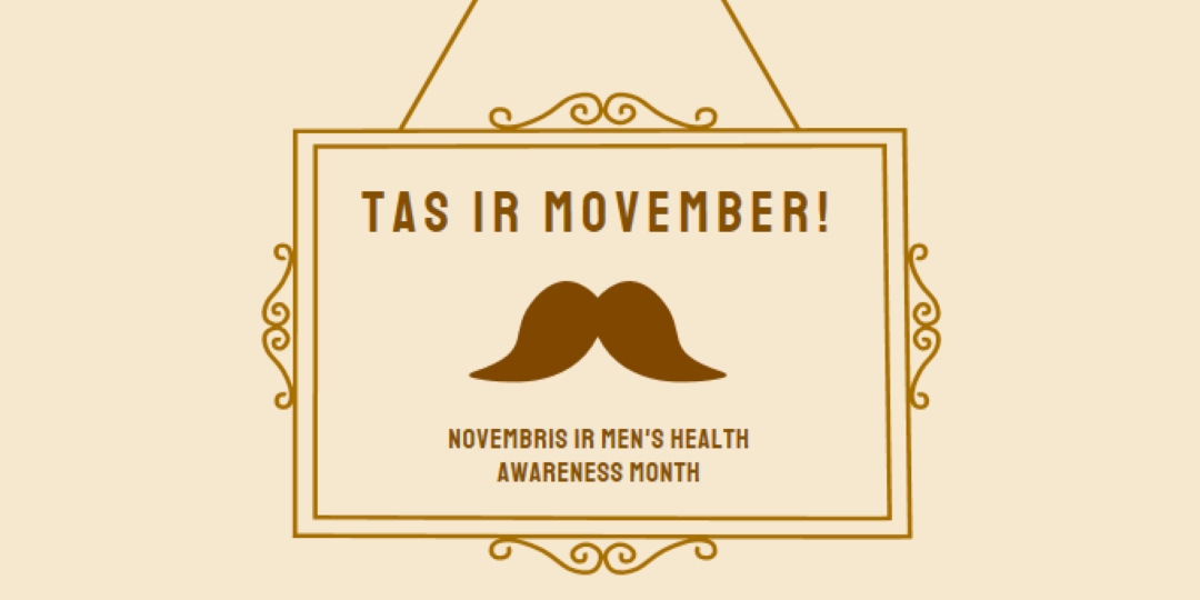 Mustaches (novembris) brown vintage-retro