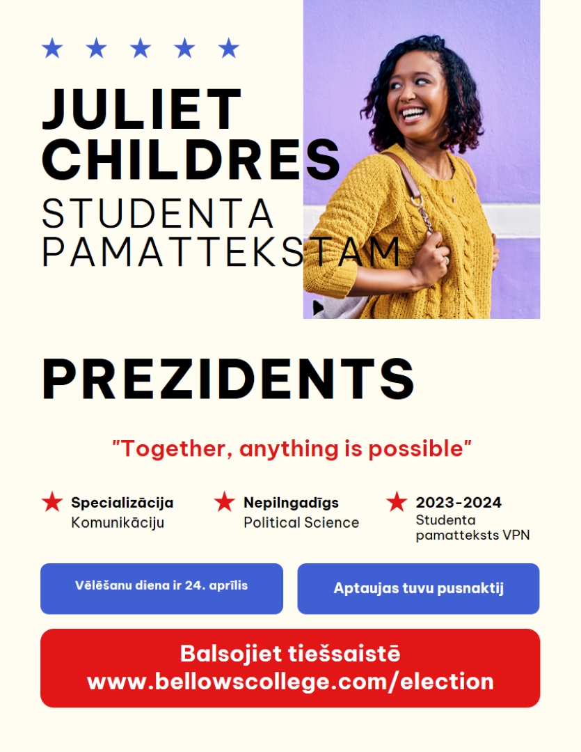 Politisku kampaņu skrejlapa white modern,bold,informative,patriotic