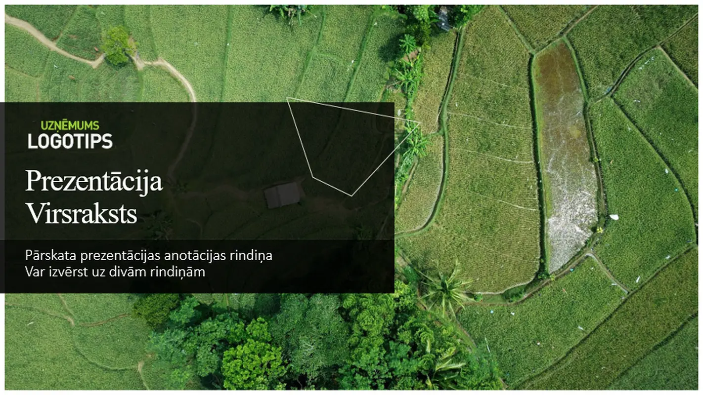 Zaļa piedāvājuma prezentācija