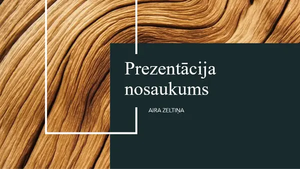 Prezentācija ar tumša koka fonu modern-simple