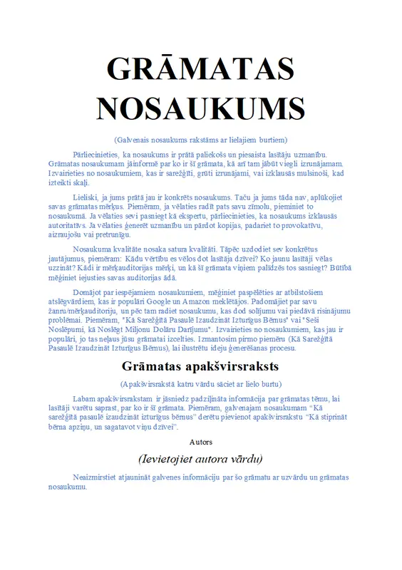 Veidne zinātniskās literatūras rakstīšanai