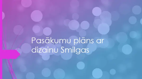 Pasākuma noformējums modern simple