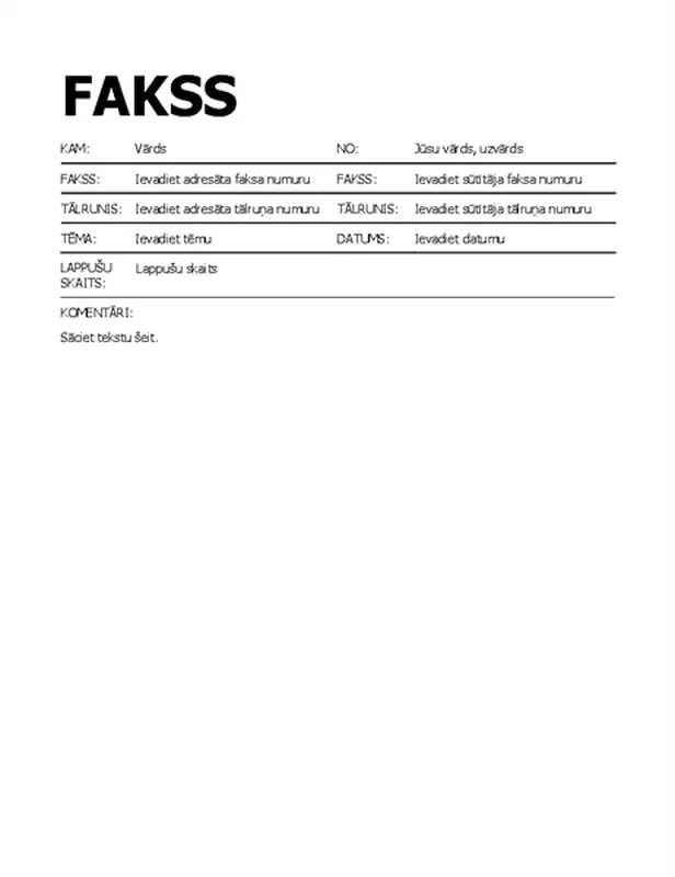 Faksa titullapa treknrakstā